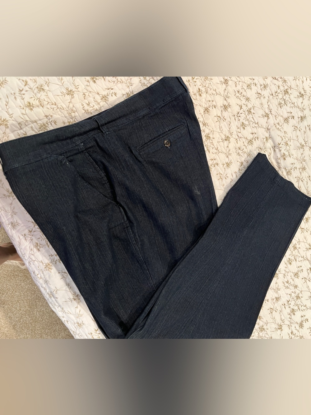 intro.Love the Fit Dark Blue Comfort Waist Denim Jeans Trousers Sz 16